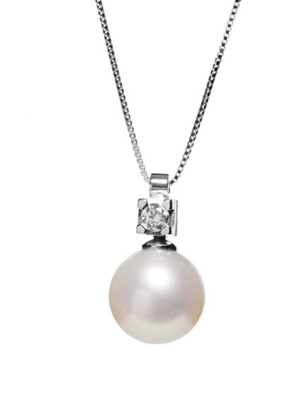 Collana Promesse Donna in Oro Diamante 0.08 Ct GQP002 - GQP002